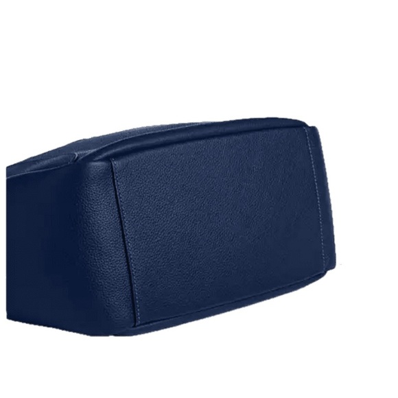 Coach Hadley Turnlock Tote Handbag Deep Blue Outlet Office Everyday Bag NWT - Picture 7 of 11